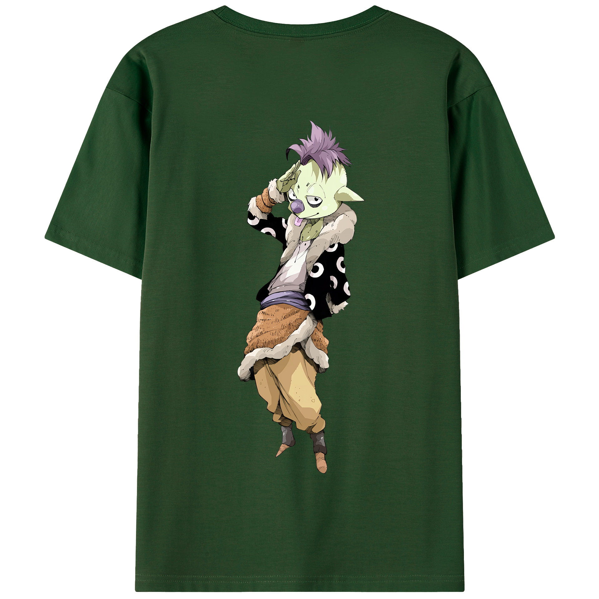 （画像用） 転スラ Regarding Reincarnated to Slime 綿100％半袖Tシャツ（背面プリント）